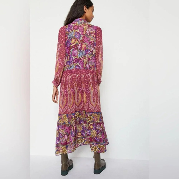 By Anthropologie Nikole Maxi Shirtdress, size M - Picture 3 of 11